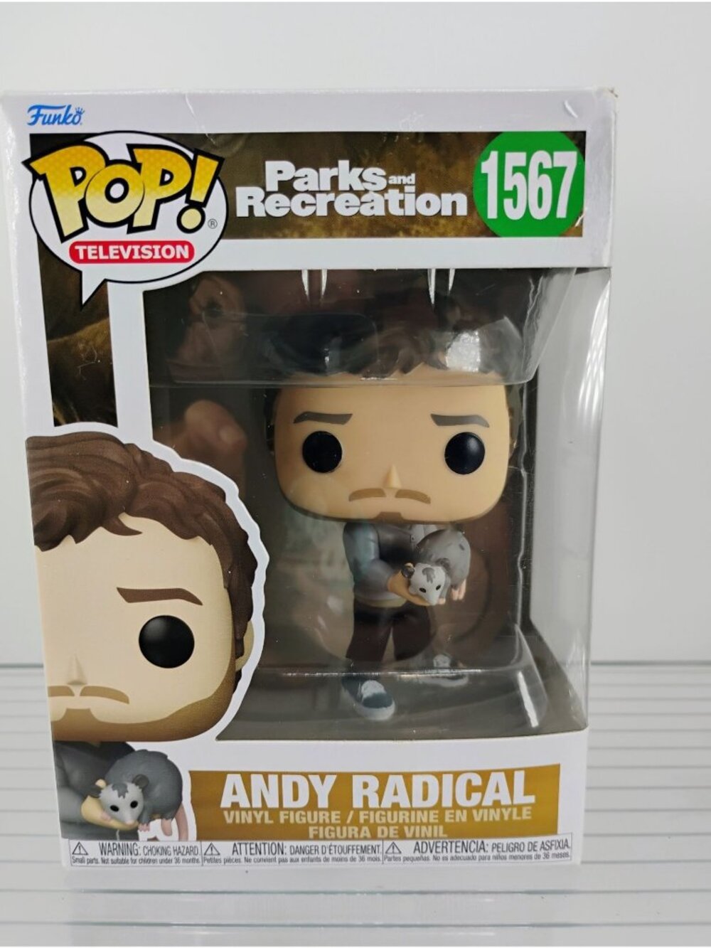 Funko Pop! Parks And Recreation Andy Radical Vinyl Figure 1567